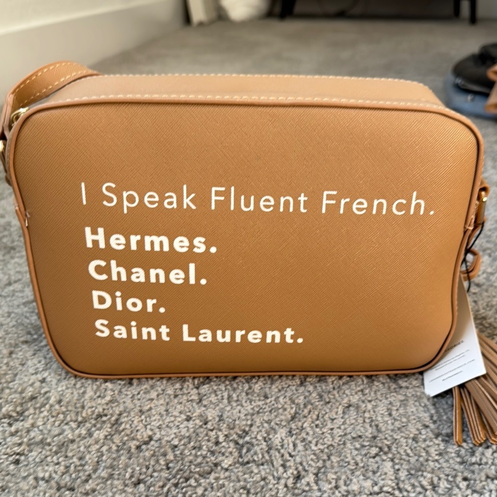 Tan Designer-Inspired Women's Bag